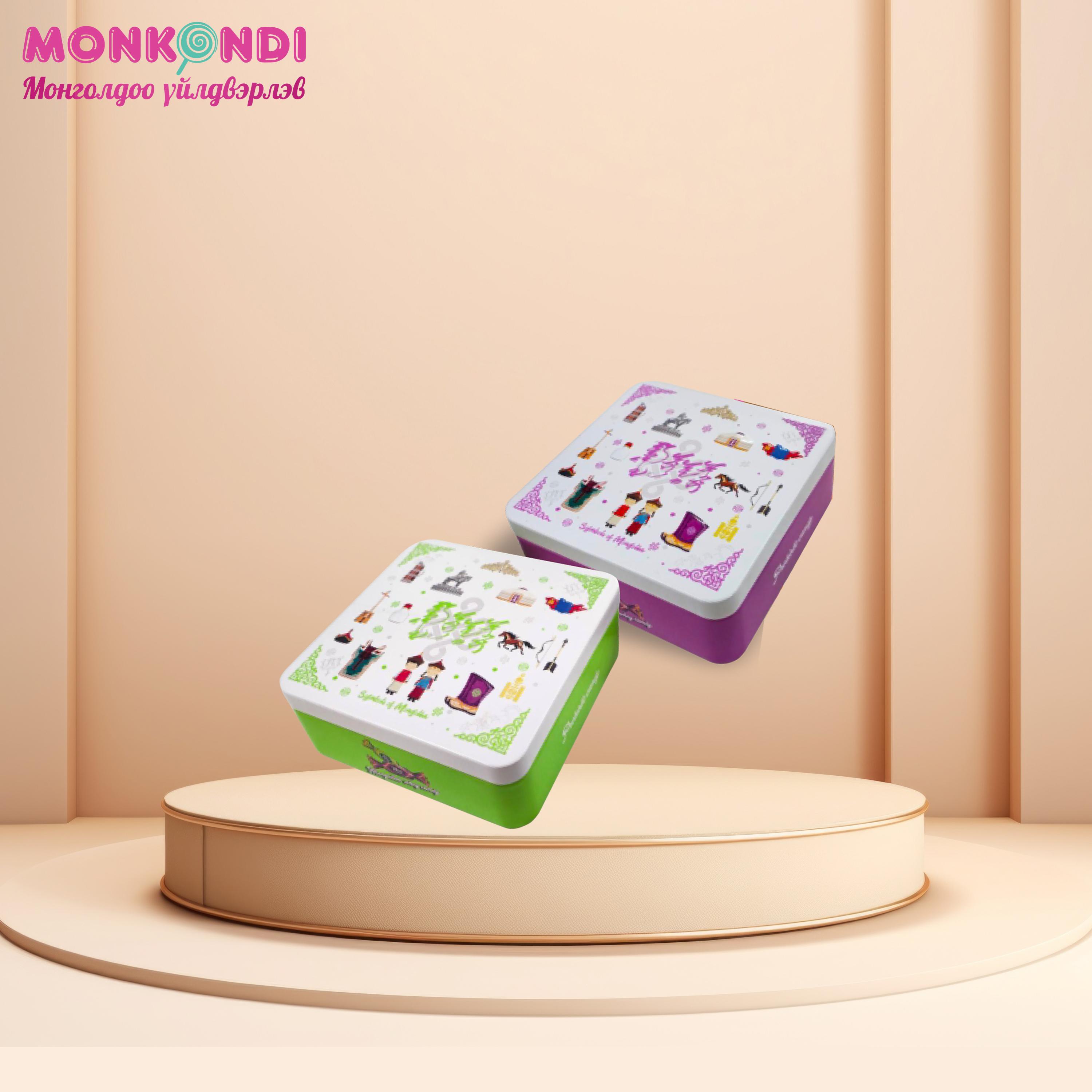 Шар сүүний чихэр/лаазтай жижиг/